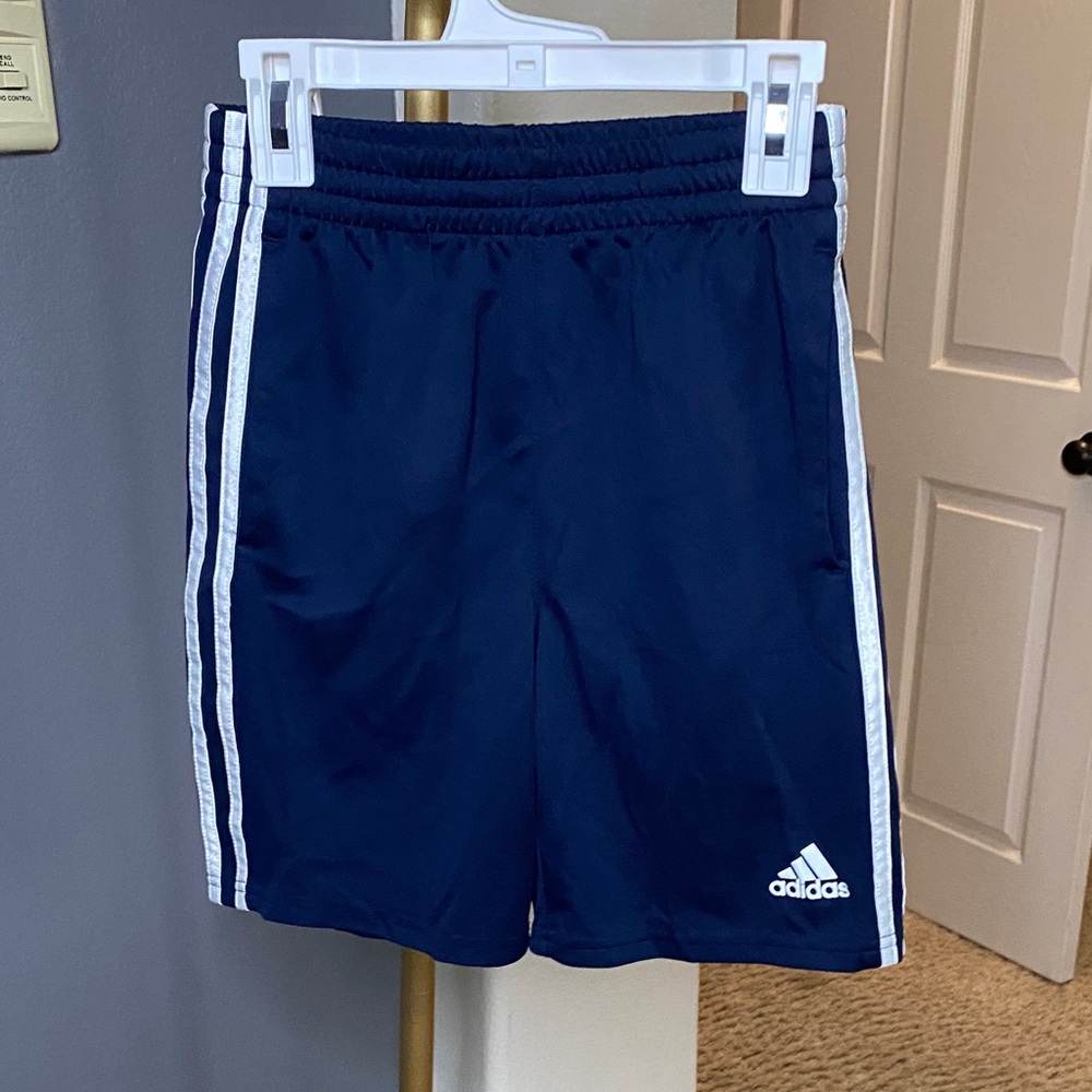Adidas Kids Dark Blue Athletic Shorts